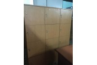 Thanh Lý Tủ Locker Gỗ 12 Ngăn Cũ